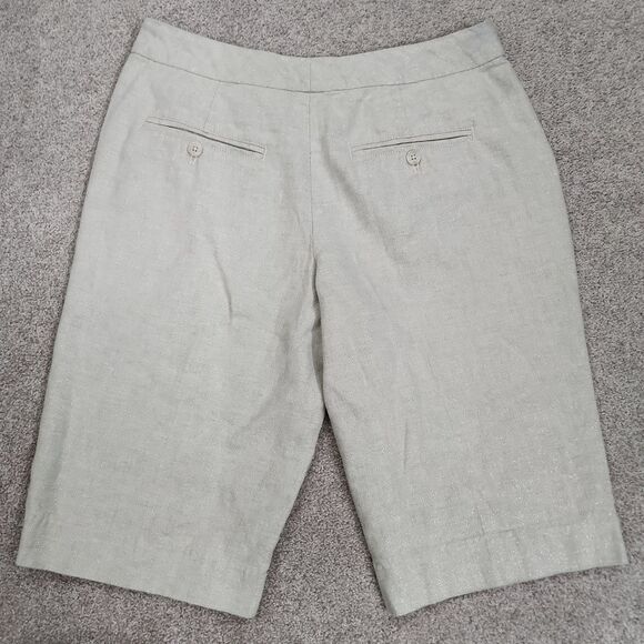 Isaac Mizrahi for Target Shimmery Capri Dress Pants **HAS DISCOLORATION** - Picture 2 of 8